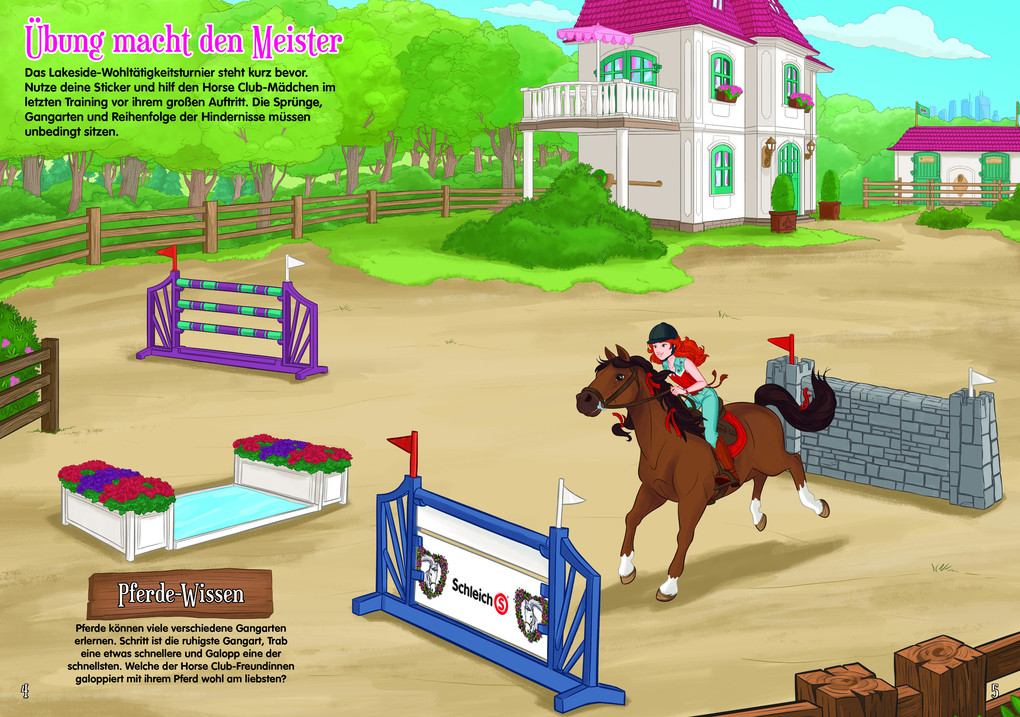 Weitere Ansicht: SCHLEICH® Horse Club - Stickerbuch für Pferdefreunde