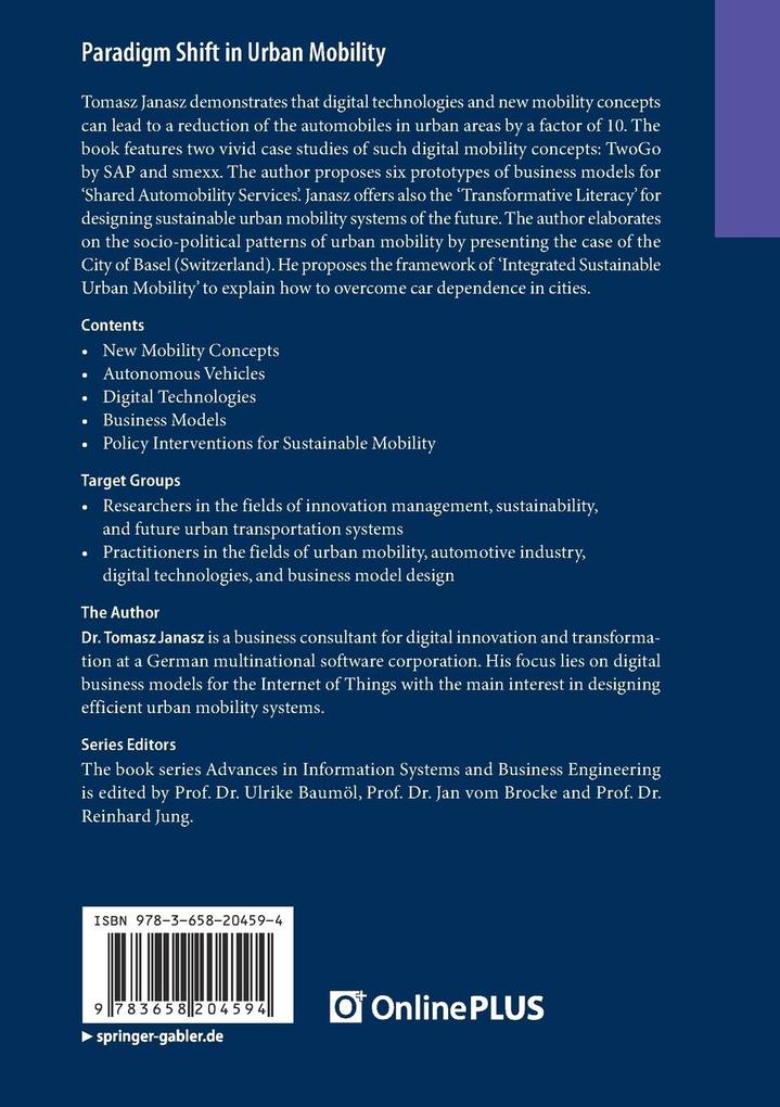 Weitere Ansicht: Paradigm Shift in Urban Mobility | Tomasz Janasz
