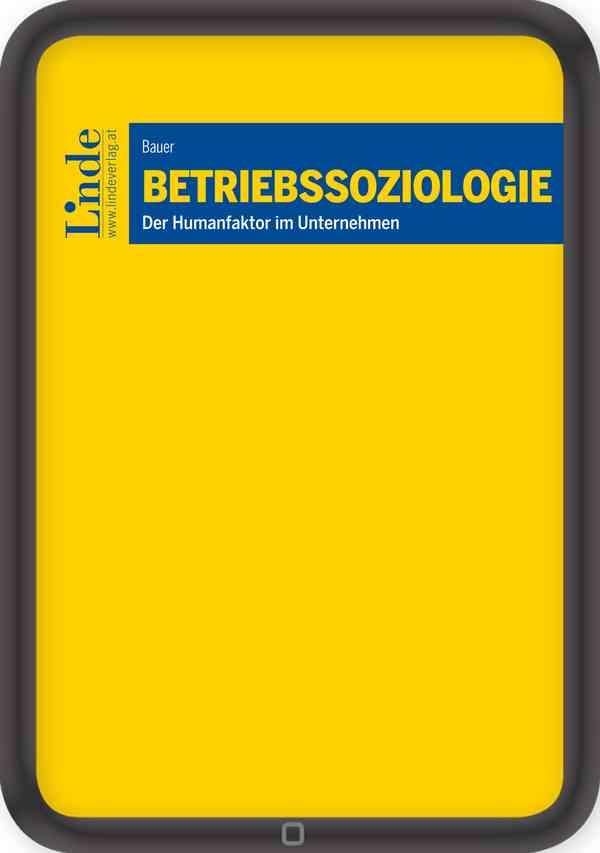 Produktbild: Betriebssoziologie | Ulrich Bauer