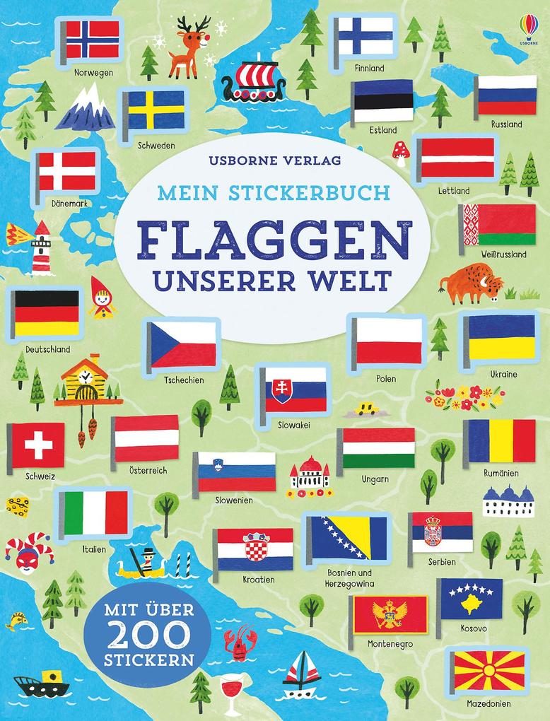 Produktbild: Mein Stickerbuch: Flaggen unserer Welt | Holly Bathie
