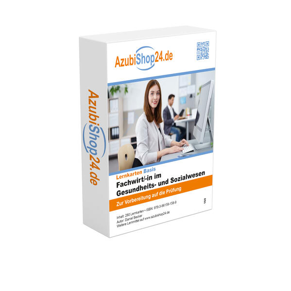 Produktbild: Fachwirt Gesundheits- und Sozialwesen Prüfungsvorbereitung Lernkarten | Daniel Becker