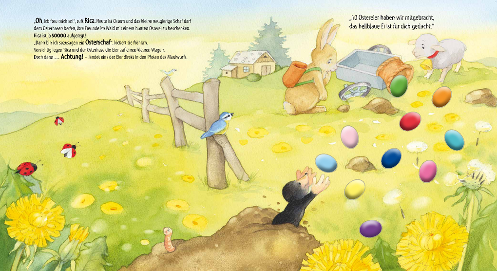 Weitere Ansicht: 1, 2, 3 - Rica verschenkt ein Osterei | Katharina Wilhelm