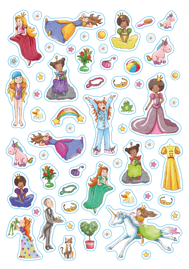 Weitere Ansicht: Mein Stickeralbum Prinzessin