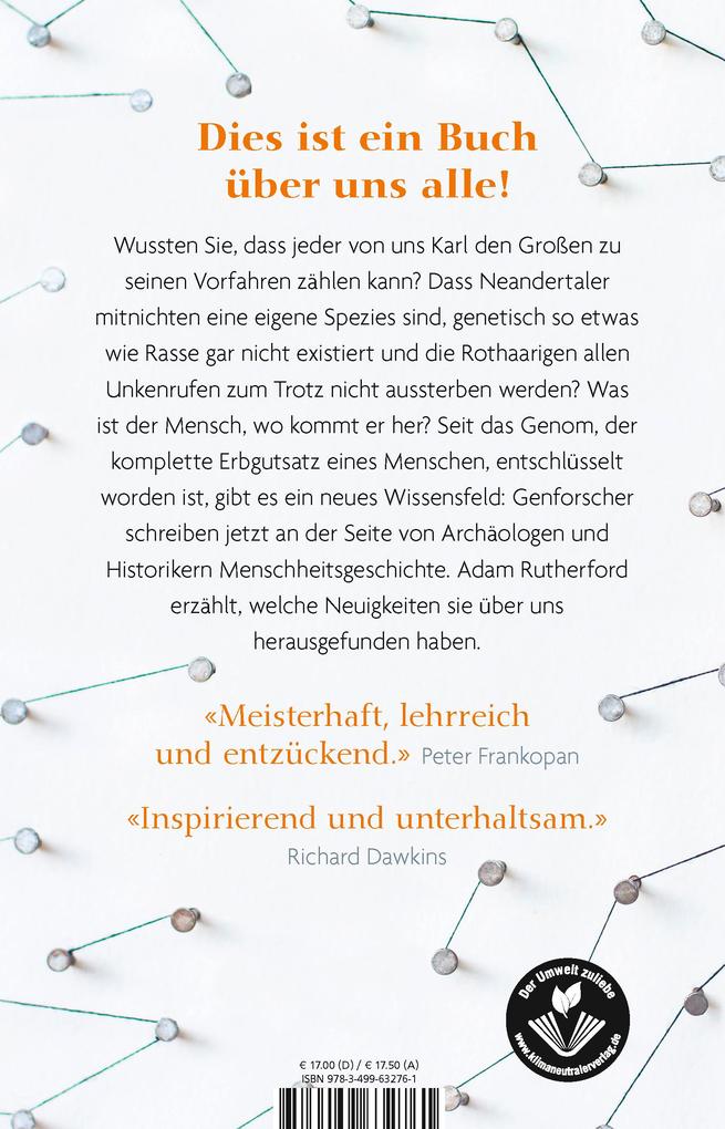 Weitere Ansicht: Eine kurze Geschichte von jedem, der jemals gelebt hat | Adam Rutherford