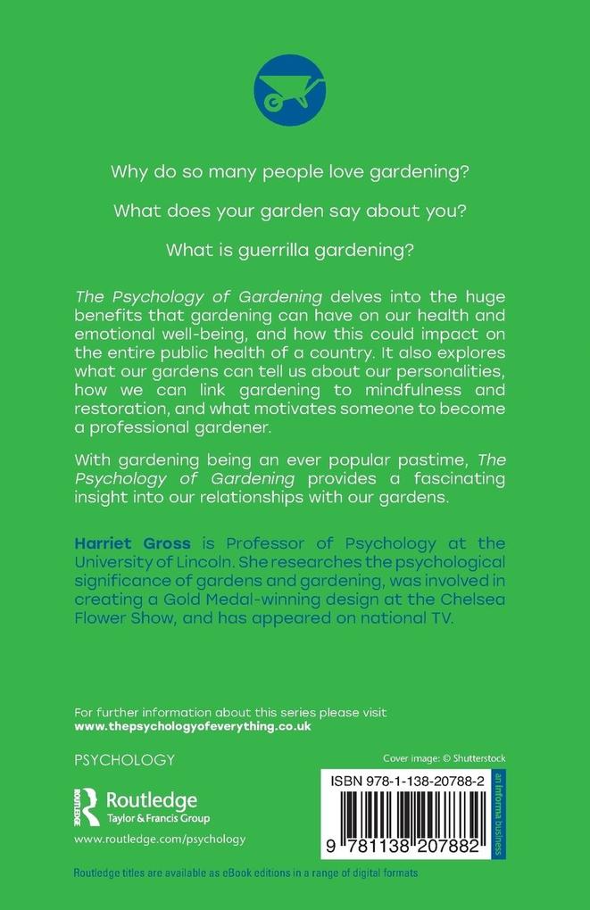 Weitere Ansicht: The Psychology of Gardening | Harriet Gross