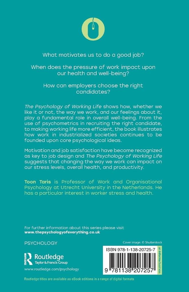 Weitere Ansicht: The Psychology of Working Life | Toon Taris