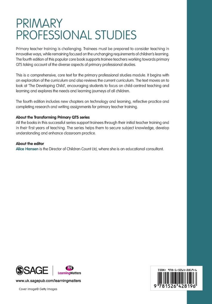 Weitere Ansicht: Primary Professional Studies