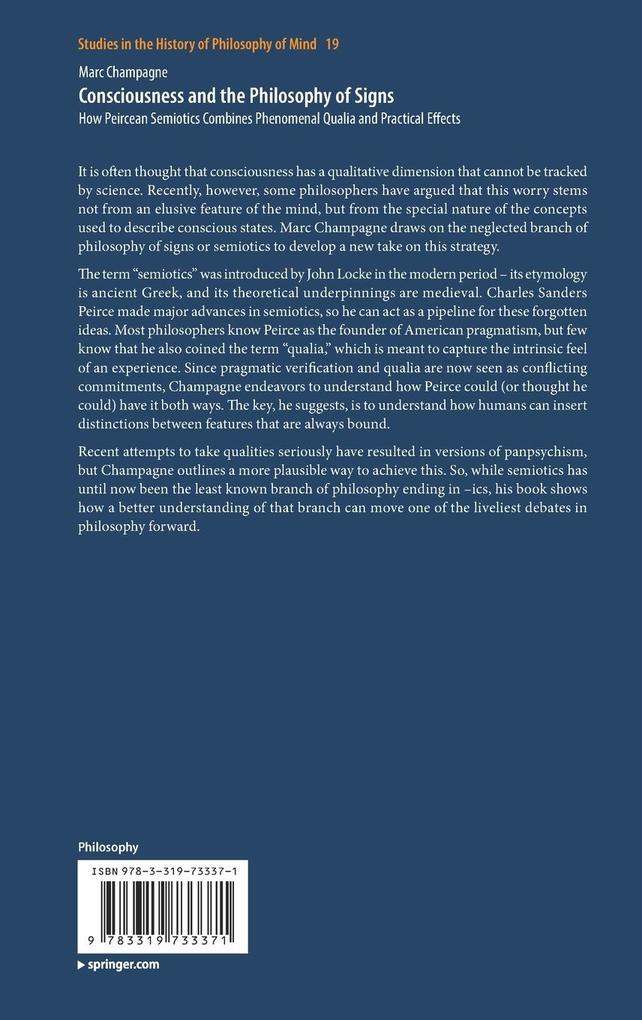 Weitere Ansicht: Consciousness and the Philosophy of Signs | Marc Champagne