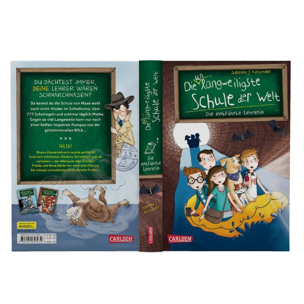 Weitere Ansicht: Die unlangweiligste Schule der Welt 3: Die entführte Lehrerin | Sabrina J. Kirschner