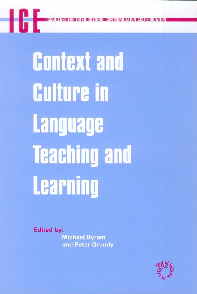 Produktbild: Context and Culture in Language Teaching and Learning