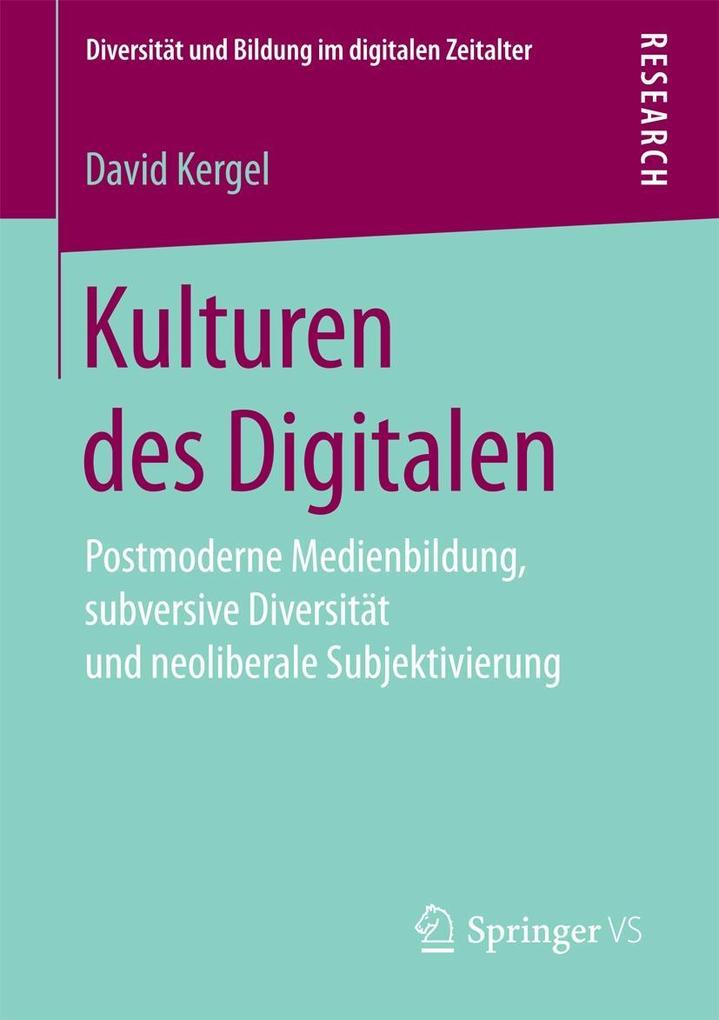 Produktbild: Kulturen des Digitalen | David Kergel