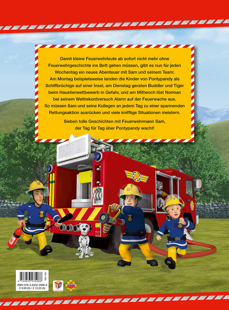 Weitere Ansicht: Feuerwehrmann Sam: Eine Woche voller Feuerwehrgeschichten | Katrin Zuschlag