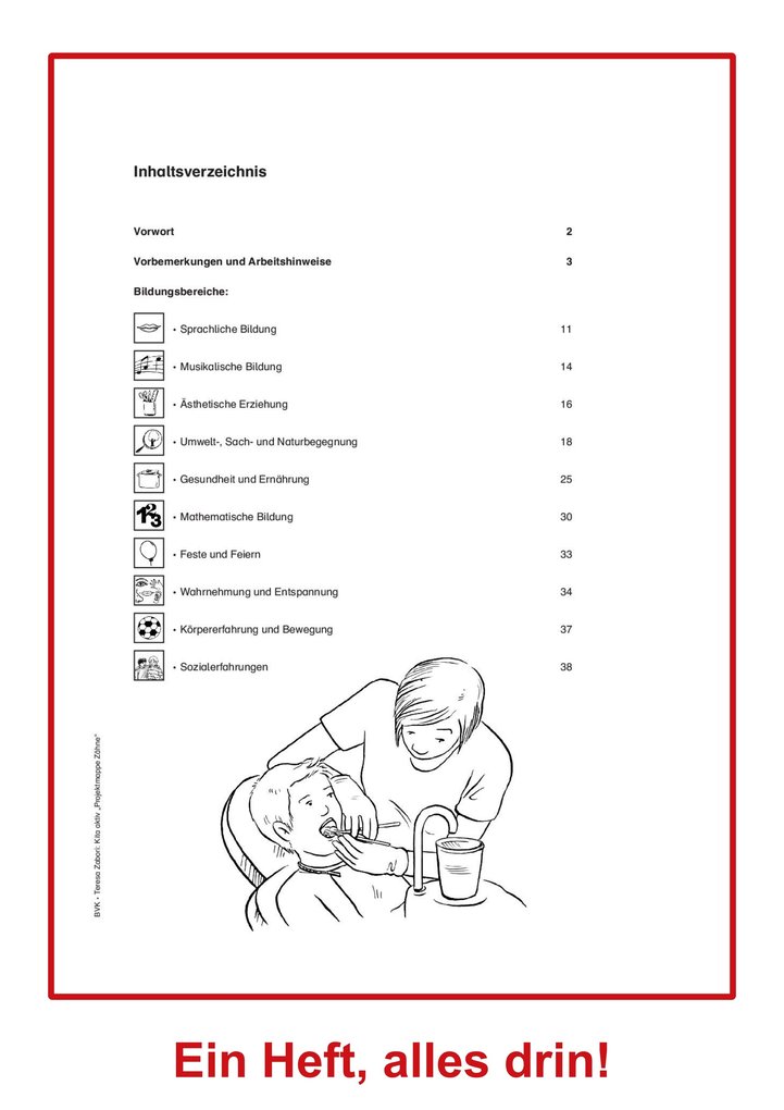 Weitere Ansicht: Kita aktiv Projektmappe Zähne | Teresa Zabori