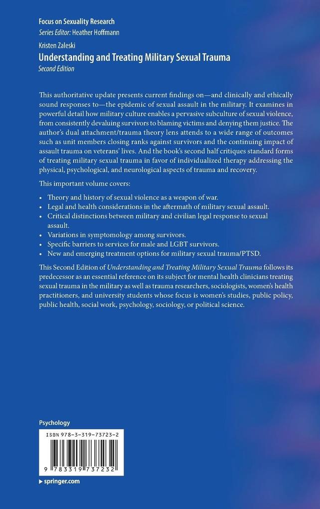 Weitere Ansicht: Understanding and Treating Military Sexual Trauma | Kristen Zaleski