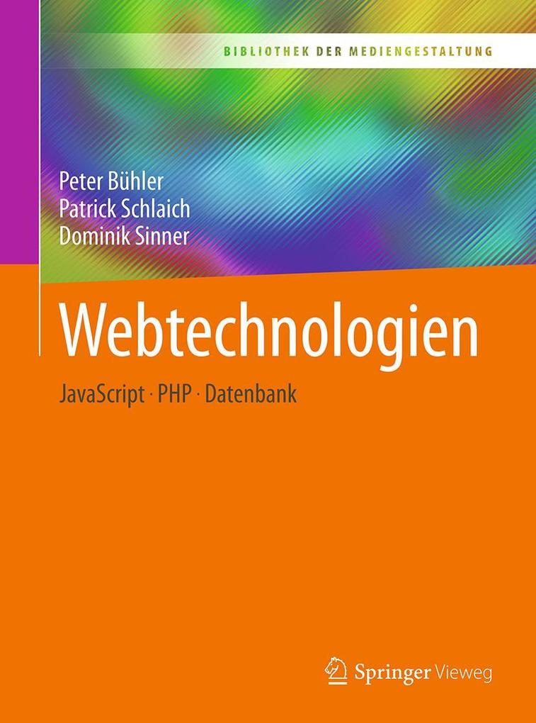 Produktbild: Webtechnologien | Peter Bühler, Patrick Schlaich, Dominik Sinner