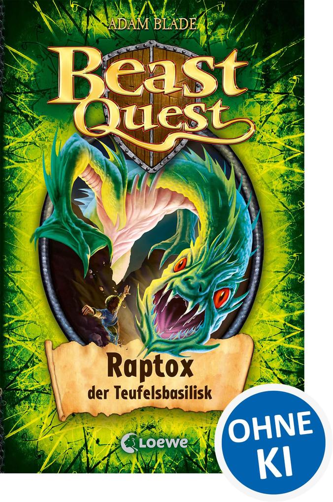 Produktbild: Beast Quest (Band 39) - Raptox, der Teufelsbasilisk | Adam Blade