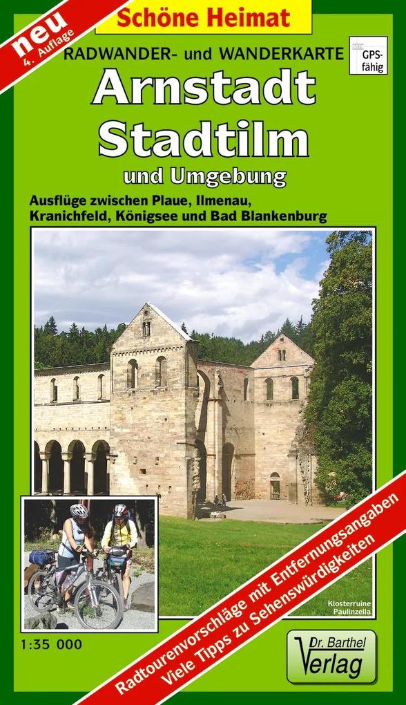 Produktbild: Radwander- und Wanderkarte Arnstadt, Stadtilm und Umgebung