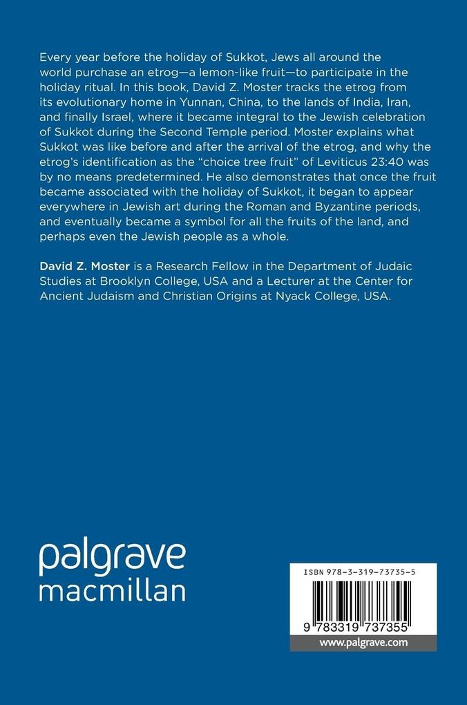 Weitere Ansicht: Etrog | David Z. Moster