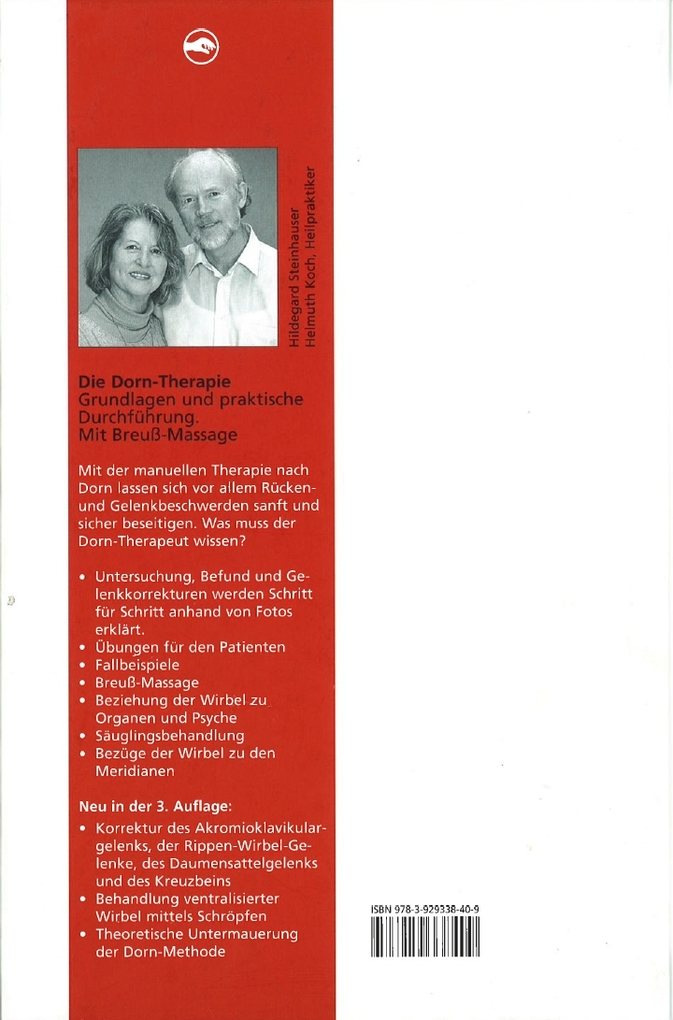 Weitere Ansicht: Die Dorn-Therapie | Helmuth Koch, Hildegard Steinhauser