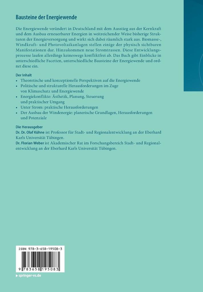 Weitere Ansicht: Bausteine der Energiewende