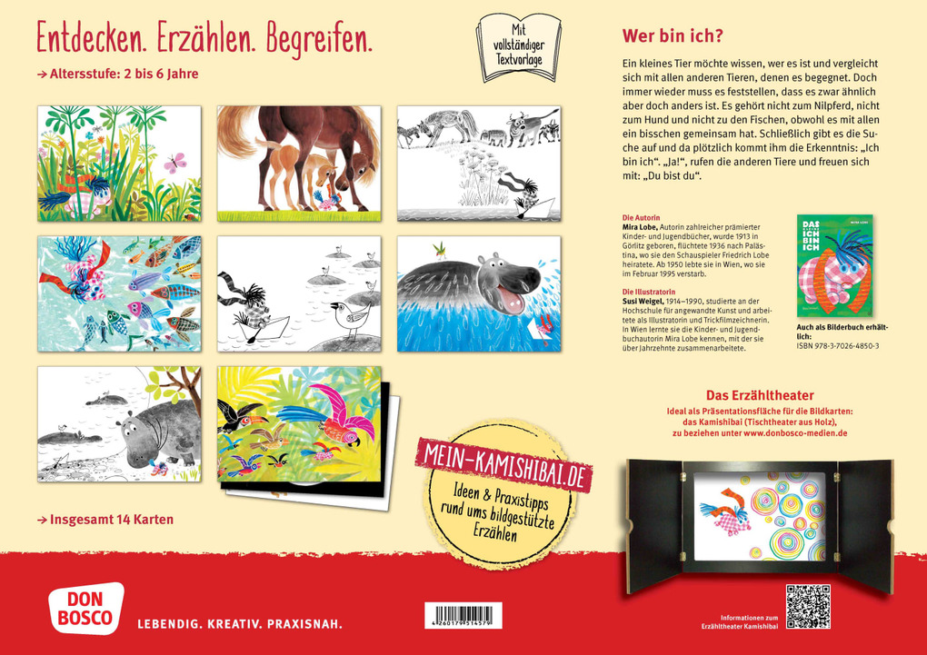 Weitere Ansicht: Das kleine Ich bin ich. Kamishibai Bildkartenset. | Mira Lobe