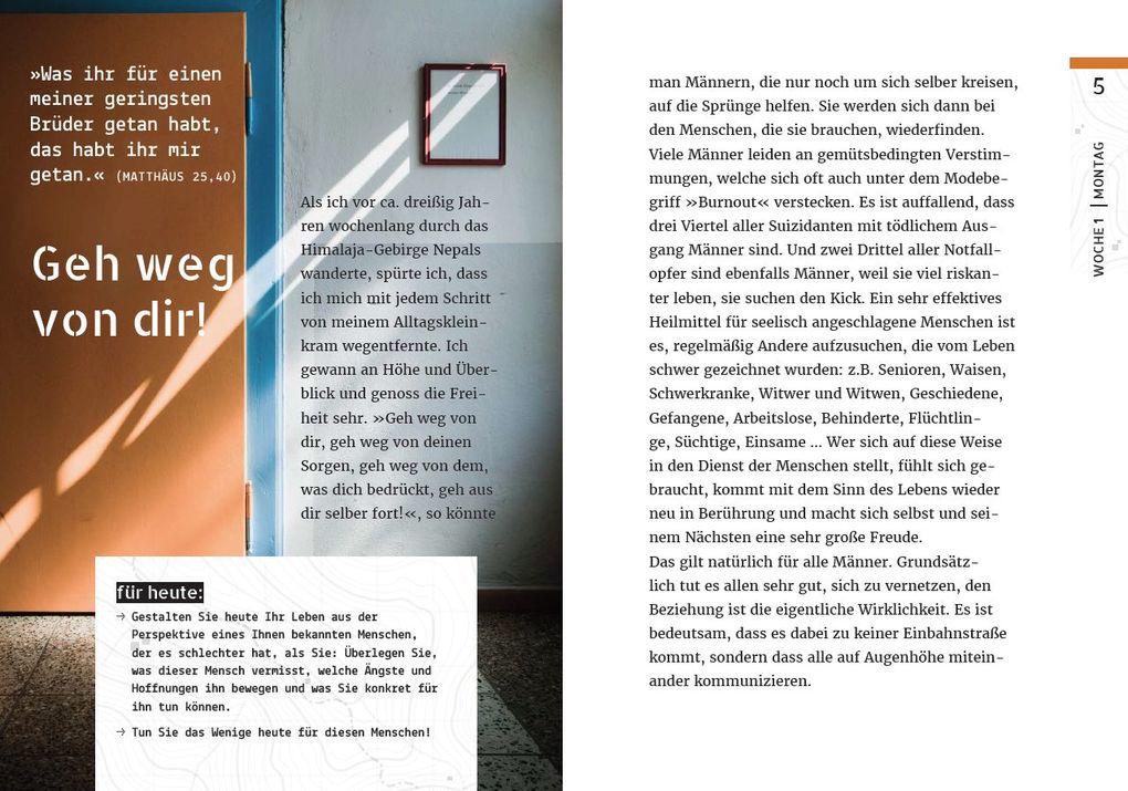 Weitere Ansicht: Männersache Fastenzeit | Christian Kuster