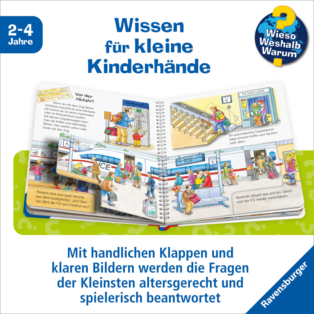 Weitere Ansicht: Wieso? Weshalb? Warum? junior, Band 9: Die Eisenbahn | Andrea Erne