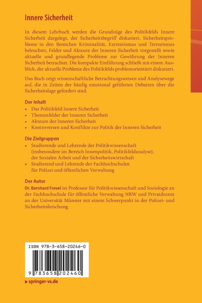 Weitere Ansicht: Innere Sicherheit | Bernhard Frevel