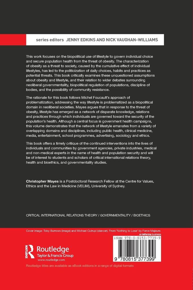 Weitere Ansicht: The Biopolitics of Lifestyle | Christopher Mayes