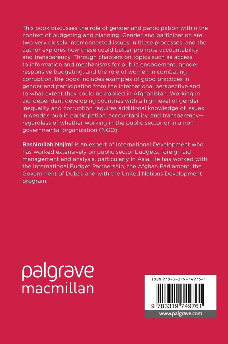 Weitere Ansicht: Gender and Public Participation in Afghanistan | Bashirullah Najimi