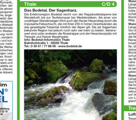 Weitere Ansicht: Bodetal - Selketal 1:50 000