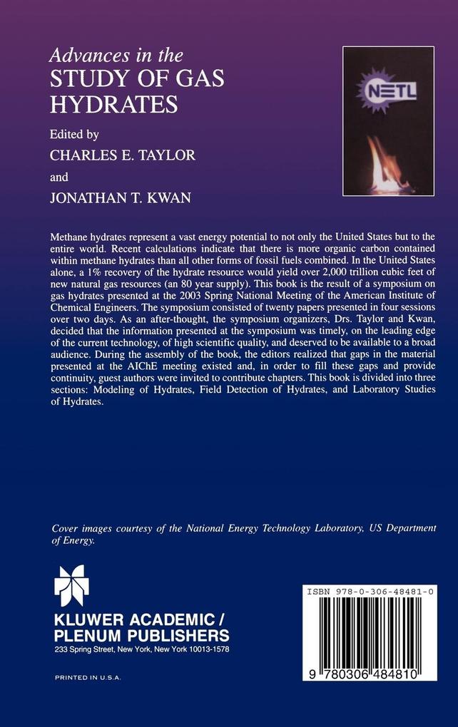 Weitere Ansicht: Advances in the Study of Gas Hydrates