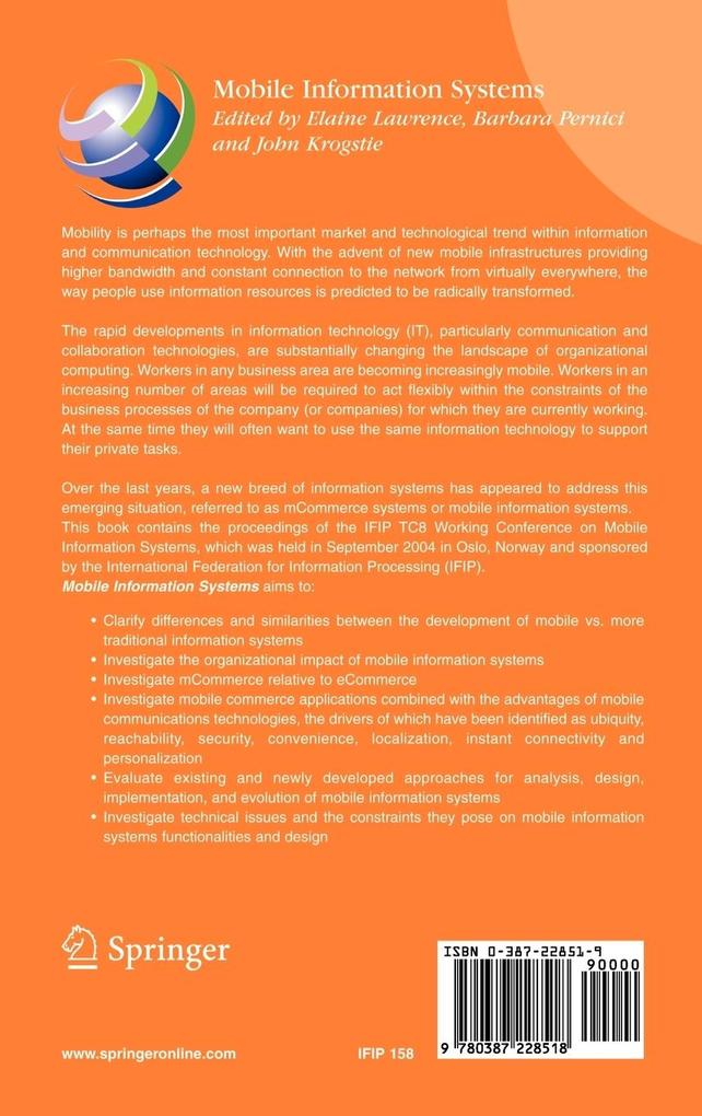 Weitere Ansicht: Mobile Information Systems