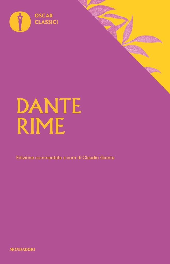 Produktbild: Rime. Ediz. commentata | Dante Alighieri
