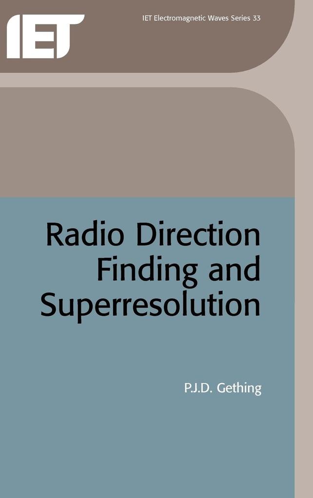 Radio Direction Finding and Superresolution als Buch (gebunden)