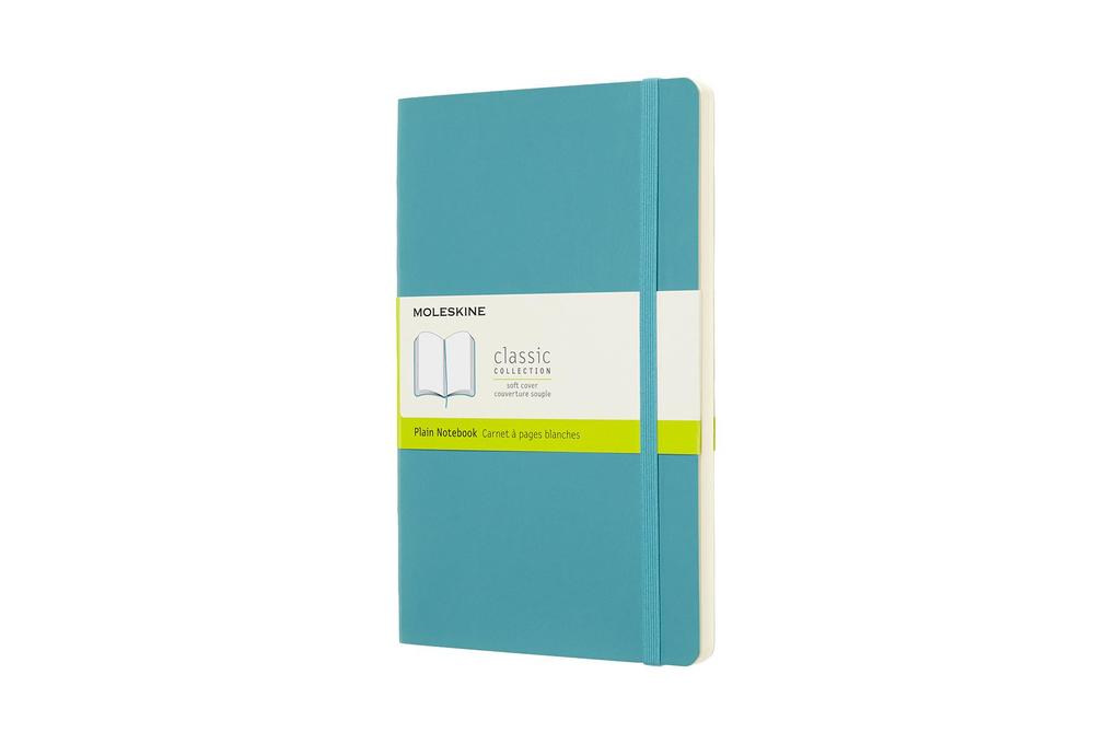 Produktbild: Moleskine Notizbuch Large/A5, Blanko, Soft Cover, Riff Blau