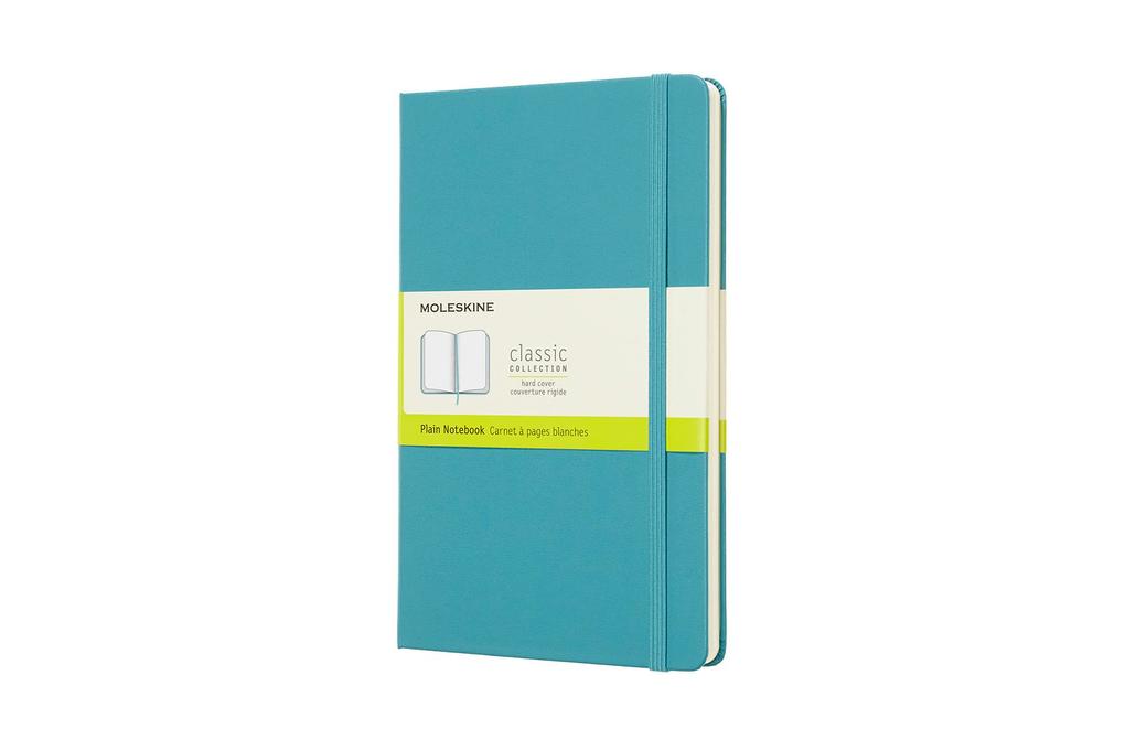 Produktbild: Moleskine Notizbuch Large/A5, Blanko, Hard Cover, Riff Blau