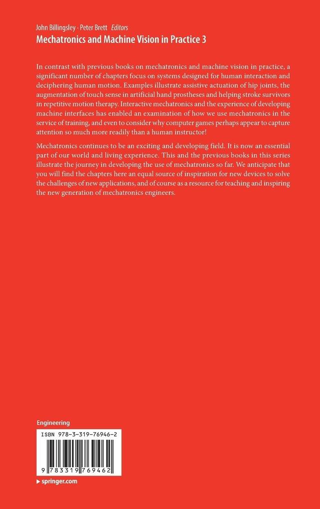 Weitere Ansicht: Mechatronics and Machine Vision in Practice 3