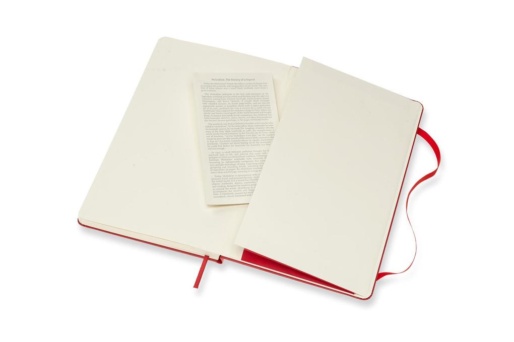 Weitere Ansicht: Moleskine Notizbuch Large/A5, Punktraster, Hard Cover, Scharlachrot