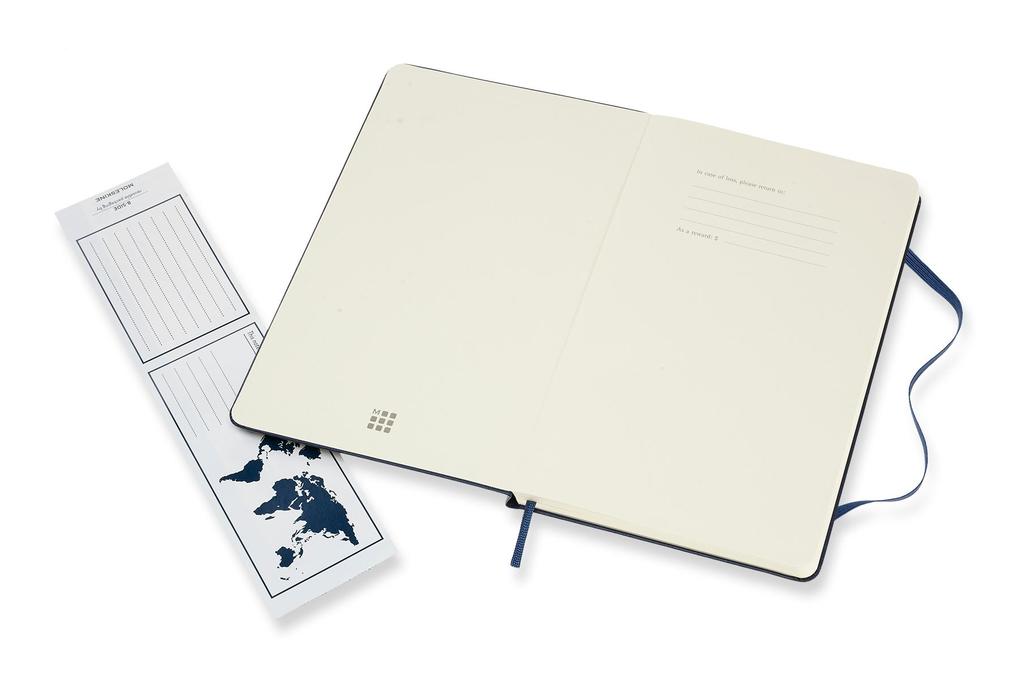Weitere Ansicht: Moleskine Notizbuch Large/A5, Punktraster, Hard Cover, Saphir