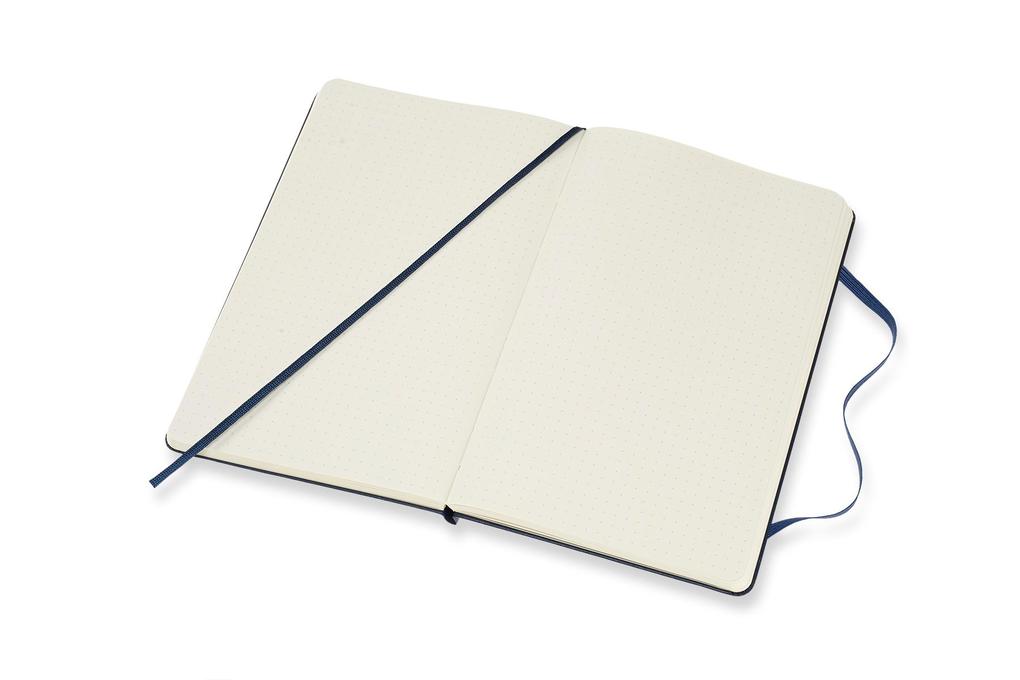 Weitere Ansicht: Moleskine Notizbuch Large/A5, Punktraster, Hard Cover, Saphir