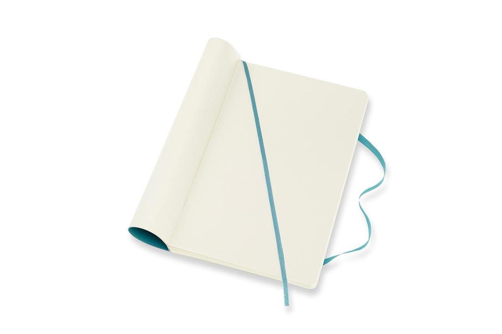 Weitere Ansicht: Moleskine Notizbuch Large/A5, Blanko, Soft Cover, Riff Blau