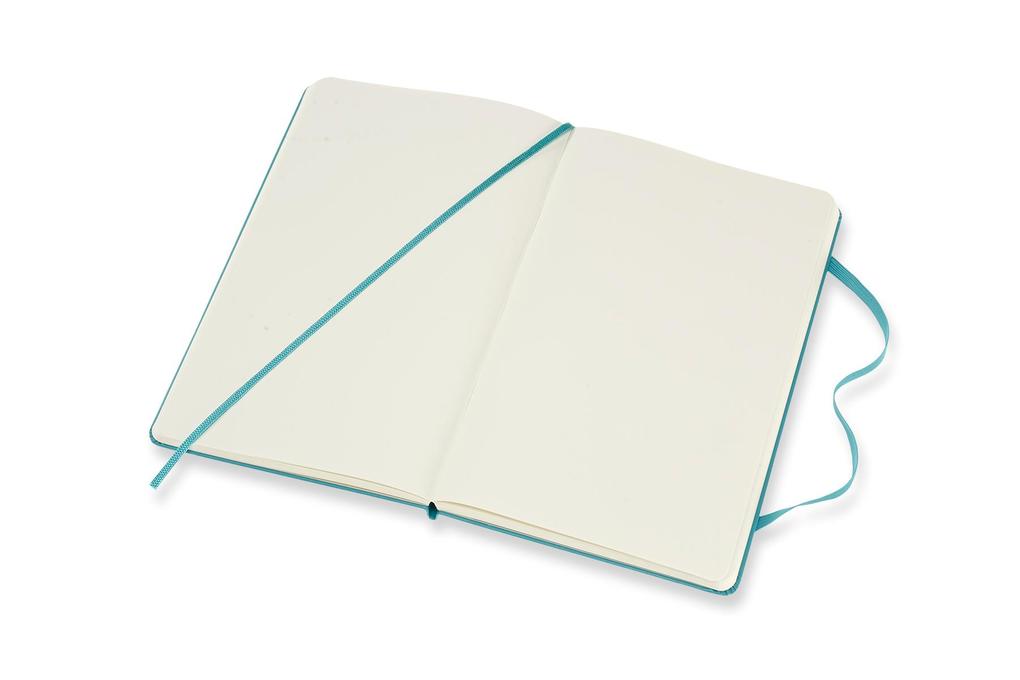 Weitere Ansicht: Moleskine Notizbuch Large/A5, Blanko, Hard Cover, Riff Blau
