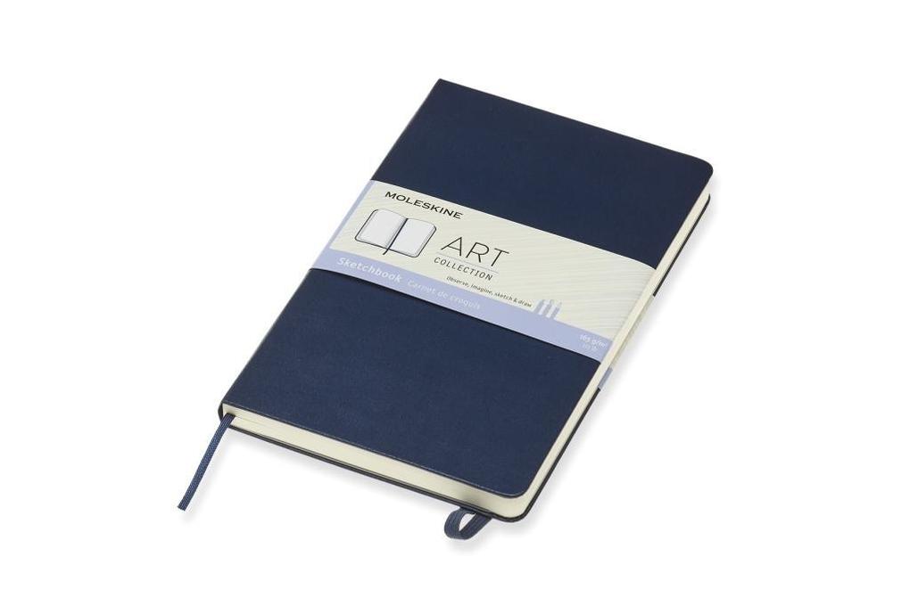 Weitere Ansicht: Moleskine Skizzenbuch, Large/A5, 165G-Papier, Hard Cover, Saphir