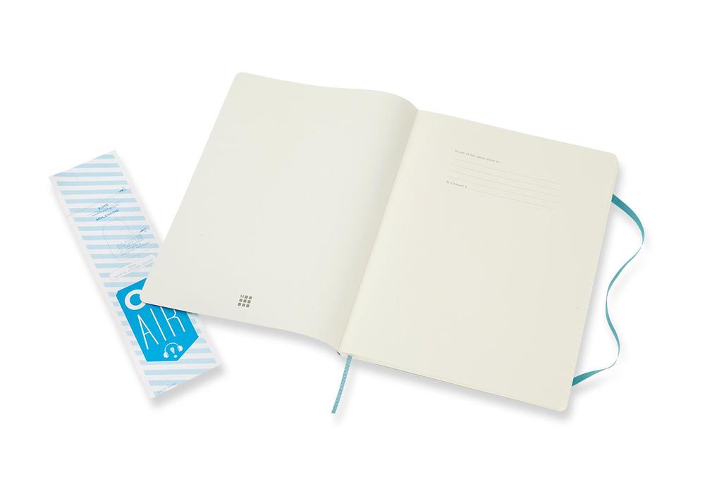 Weitere Ansicht: Moleskine Notizbuch Xlarge, Liniert, Soft Cover, Riff Blau