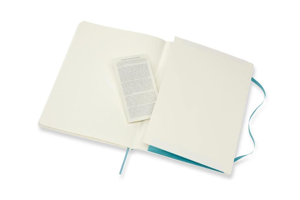 Weitere Ansicht: Moleskine Notizbuch Xlarge, Liniert, Soft Cover, Riff Blau