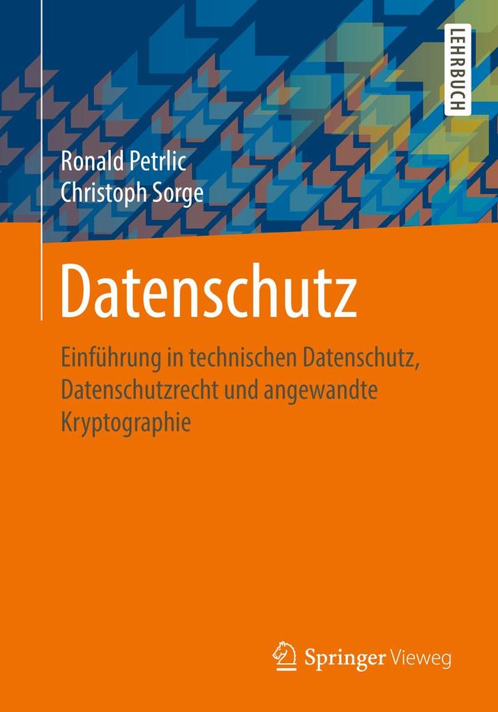 Produktbild: Datenschutz | Ronald Petrlic, Christoph Sorge