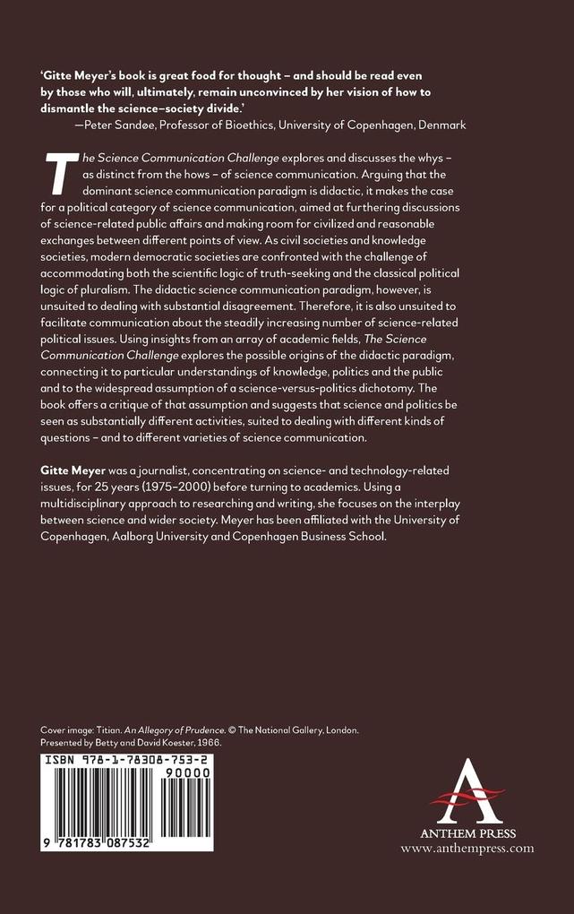 Weitere Ansicht: The Science Communication Challenge | Gitte Meyer