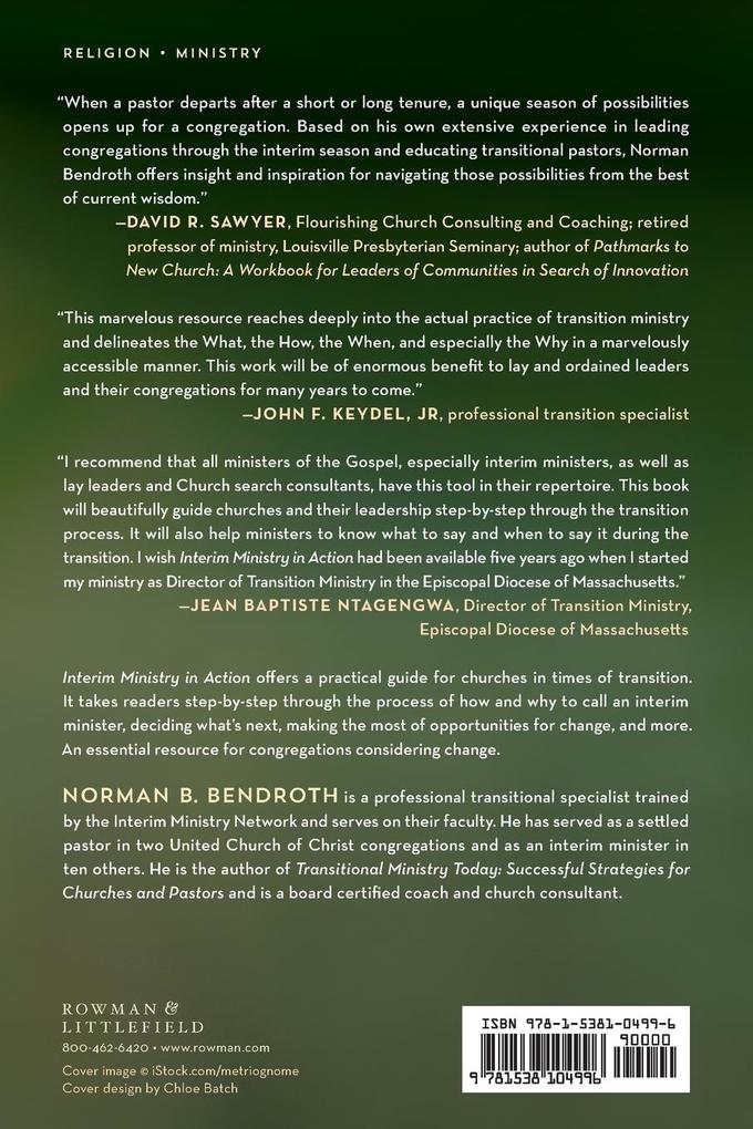 Weitere Ansicht: Interim Ministry in Action | Norman B. Bendroth