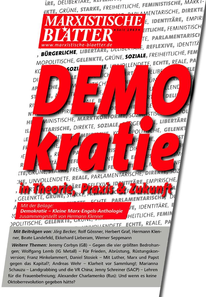 Produktbild: DEMOKRATIE in Theorie, Praxis und Zukunft